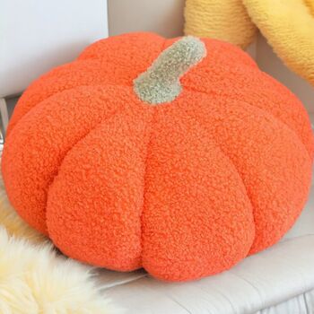 Boucle Autumn Pumpkin Decor / Cushion, 8 of 10