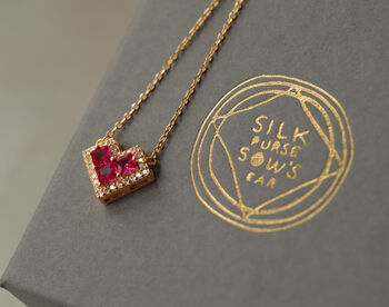 Valentine Heart Jewel Necklace, 9 of 9