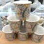 Set Of Six Mugs In William Morris Flora Design, thumbnail 2 of 9