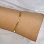 Herringbone Flat Snake Chain Bracelet, thumbnail 4 of 6