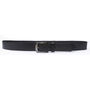 Thick Black Men's Leather Belt Distressed Finish, thumbnail 4 of 8