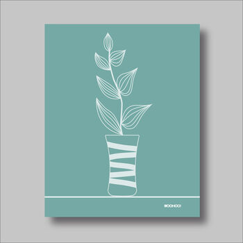 Blue Plant Print, 2 of 2