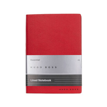 Personalised Hugo Boss Lined Notebook – Red A6, 4 of 6