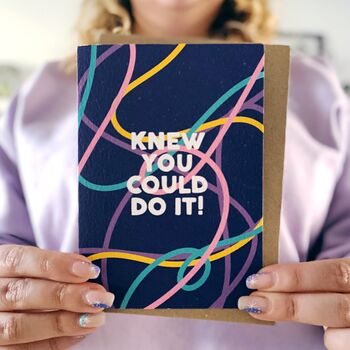 Congratulations Card 'Knew You Could Do It', 7 of 7