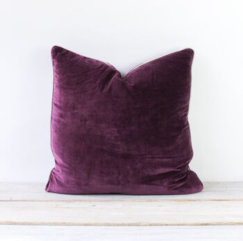 Amethyst Velvet Cushion, 2 of 3