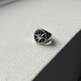 Mens Stainless Steel Compass Signet Ring, thumbnail 2 of 7