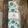 Jade Daffodil Cotton Linen Tea Towel, thumbnail 1 of 4