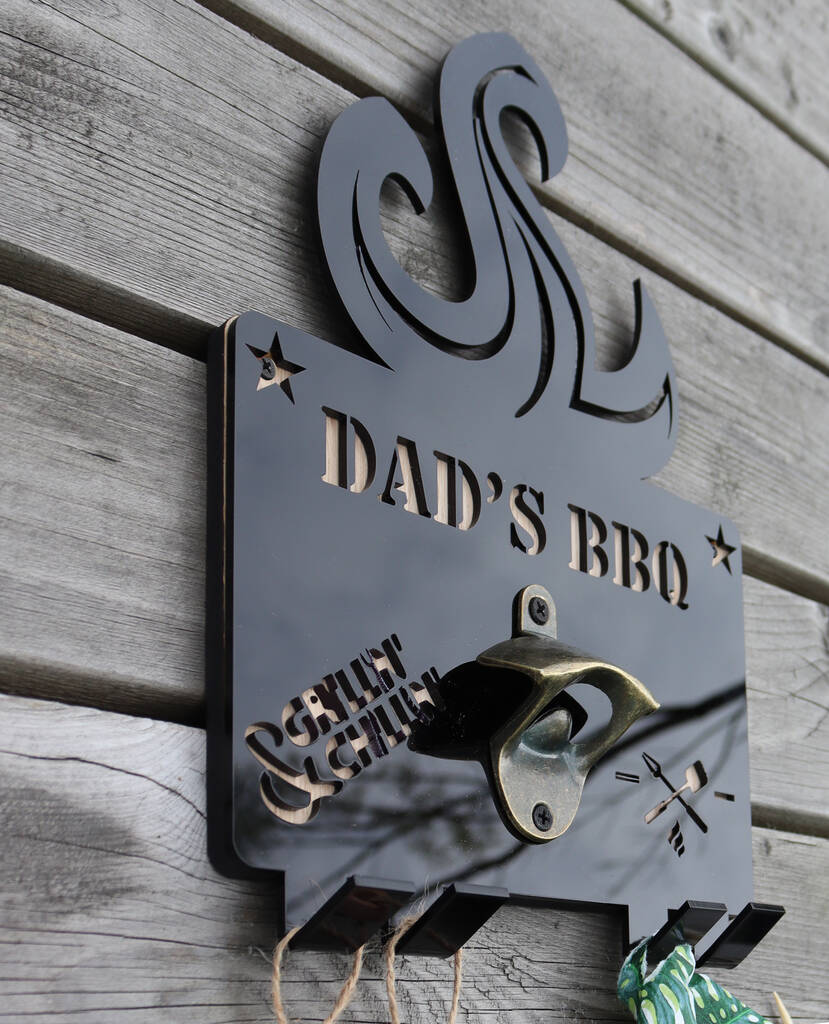Personalised BBQ And Bottle Opener Sign, 1 of 12