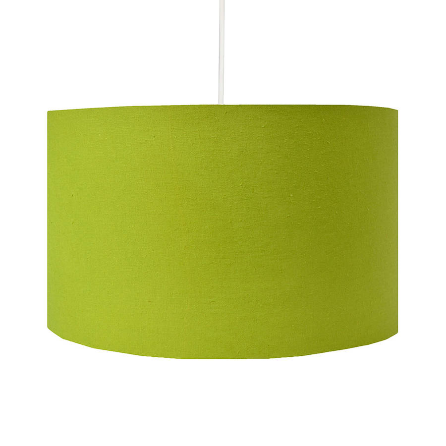 small lime green lamp shade