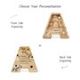 Personalized Piggy Bank, Wooden Kids Letters, thumbnail 9 of 10
