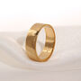 Personalised 9ct Gold 6mm Wedding Band Ring Size I U, thumbnail 1 of 6