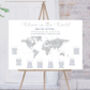 World Map Destination Wedding Table Plan, thumbnail 2 of 7