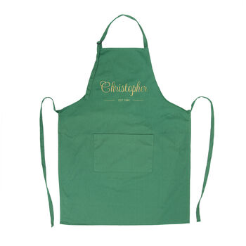 Personalised Birthday Est. Cotton Apron, 12 of 12