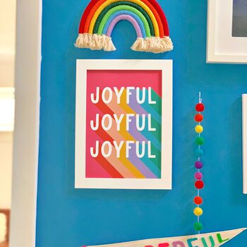 Joyful Rainbow Print, 4 of 4