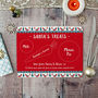 Personalised Christmas Placemat For Santa, thumbnail 1 of 6