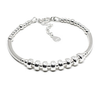 80th Birthday Bracelet, Kate, Sterling Silver, 2 of 5