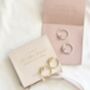 I Can't Tie The Knot Earrings Bridesmaid Present, thumbnail 2 of 3