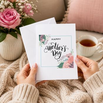 Mother’s Day Flower Wreath Card, 6 of 7