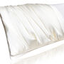 Ivory Ruched Satin Bridal Wedding Clutch, thumbnail 7 of 7