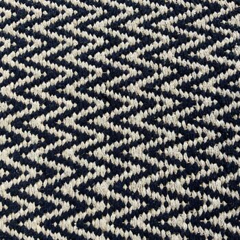 Eco Cotton Rug With Zig Zag Weave In Various Colours, 2 of 6