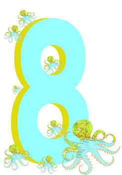 Contemporary Children's Age Number Greeting Cards, 6 of 11