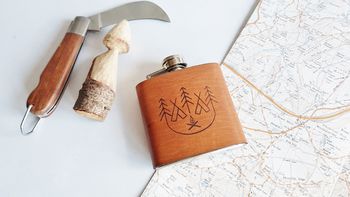 Fathers Day Camping Hip Flask, 2 of 5