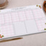 Strawberry Personalised Weekly Planner Desk Pad, thumbnail 3 of 4