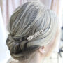 Elegant Crystal Hair Slide Bridal Hairpin, thumbnail 7 of 8
