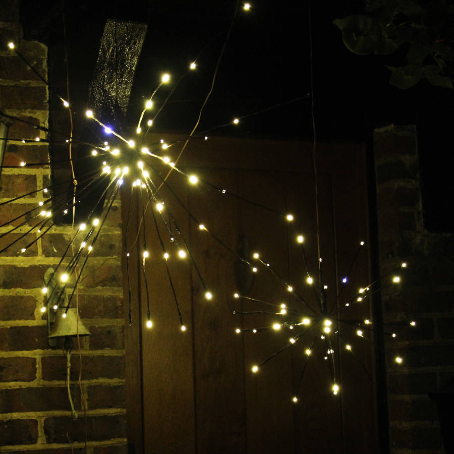 Warm White Sparkle Ball LED Light By Lime Tree London