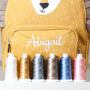 Personalised Trixie Lion Backpack For Nursery, School, Holiday, thumbnail 3 of 11