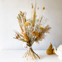 Dried Flower Bouquet With Cotton Blossom, thumbnail 1 of 5