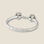 Personalised Sterling Silver Snaffle Bangle, thumbnail 6 of 12