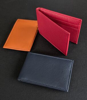 Personalised Men's Mini Leather Wallet, 2 of 12
