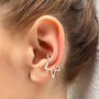 Star Sterling Silver Ear Cuff, thumbnail 2 of 5