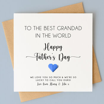 Personalised Father's Day Card For Dad / Grandad, 3 of 6