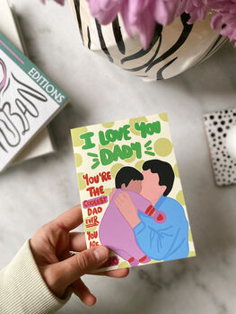 I Love You Dady Greeting Card, 7 of 7