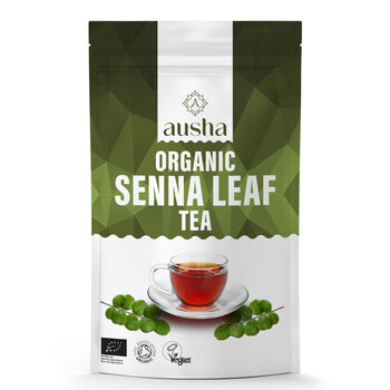Ausha Organic Senna Tea 100g Laxative Tea For Constipation Relief UK Certified Organic By Soil Association, 2 of 10