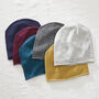 Fair Trade Soft Merino Unisex Slouch Beanie Hat, thumbnail 1 of 11