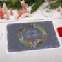 Christmas Placemats With Wreath Design, thumbnail 1 of 3