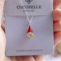 Sterling Silver Gonk Gnome Necklace With Hand Painted Detail, thumbnail 10 of 12