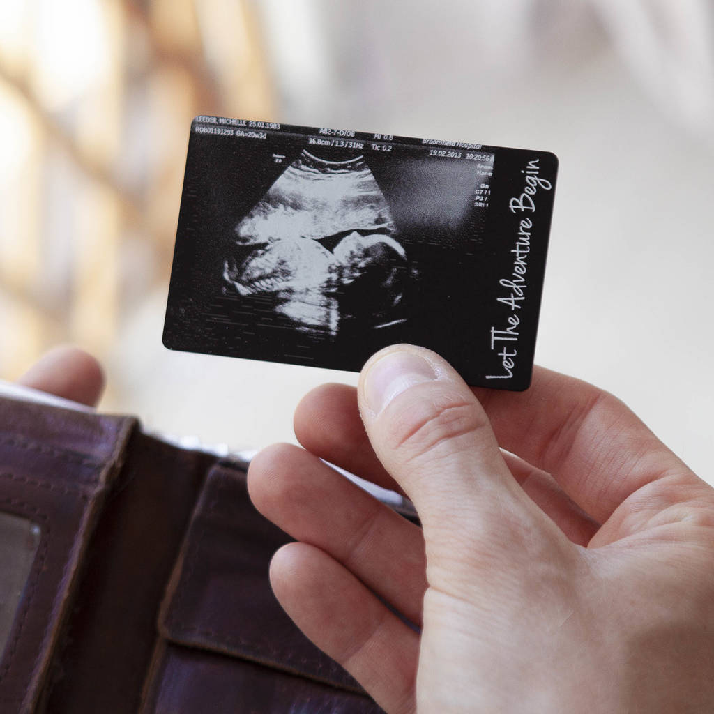 Baby Scan Keepsake Wallet Card, 1 of 10