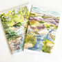 The Waterfall | Greeting Card, thumbnail 3 of 4