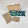 Handmade Sari Fabric Weighted Aromatherapy Eye Pillow, thumbnail 10 of 12