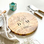 Personalised Round Olivewood Anniversary Gift, thumbnail 1 of 6