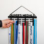 Personalised Medal Display Board Black, thumbnail 1 of 9