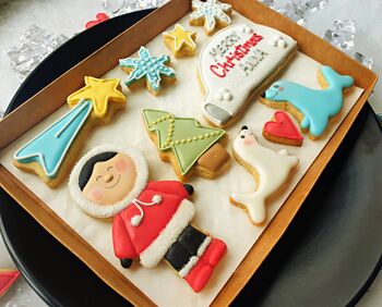 Personalised Eskimo Christmas Letterbox Cookies, 2 of 5