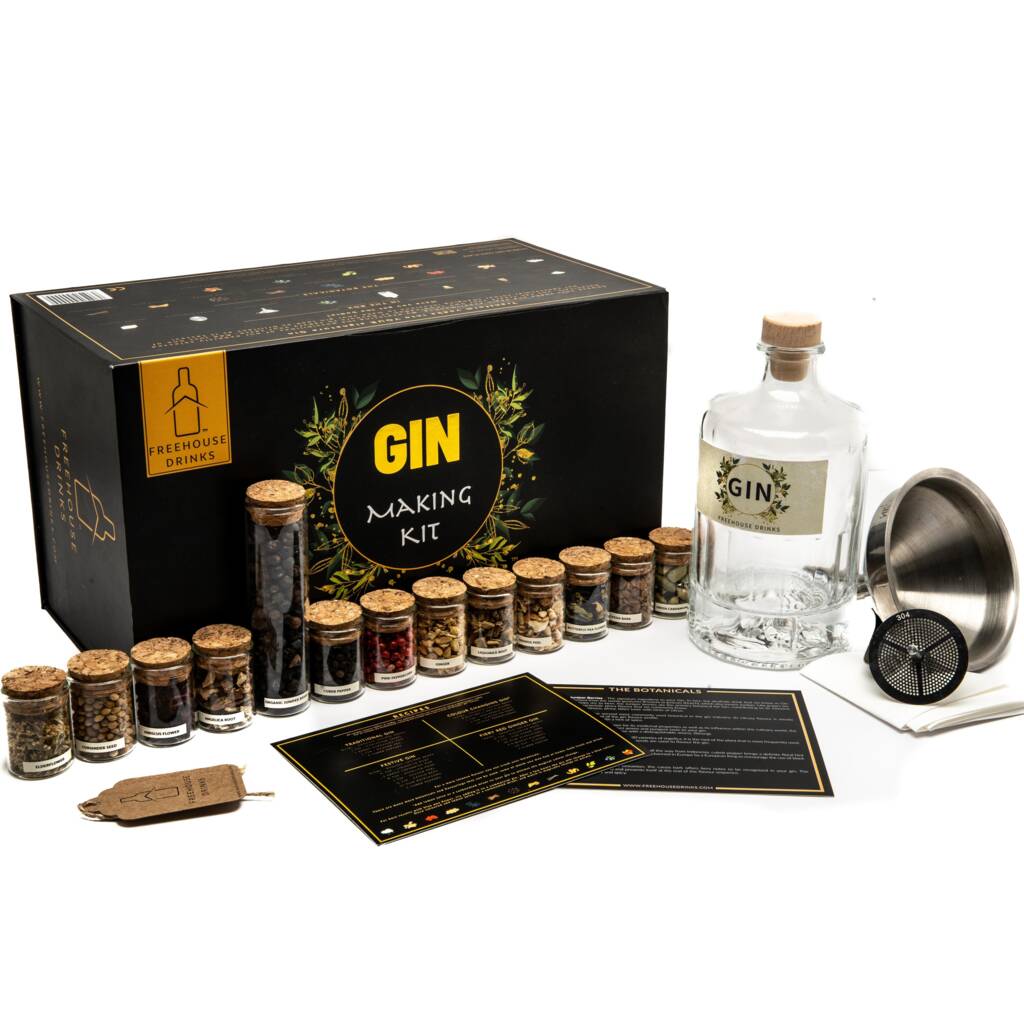Luxury Gin Making Kit, Presentation Case, 13 Botanicals, 1 of 12