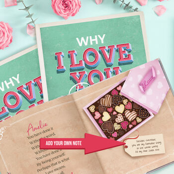 Personalised 'Why I Love You' Valentines Keepsake Book, 6 of 7