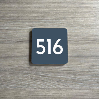 Stylish Small Square House Number, 7 of 9