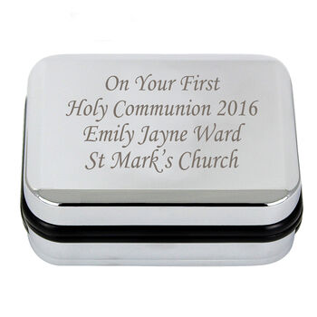Personalised Box With Silver Cross Necklace, 2 of 7